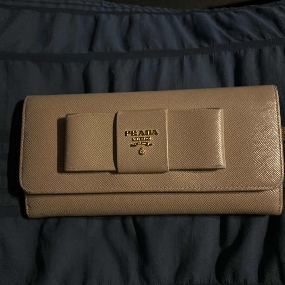 Prada long wallet